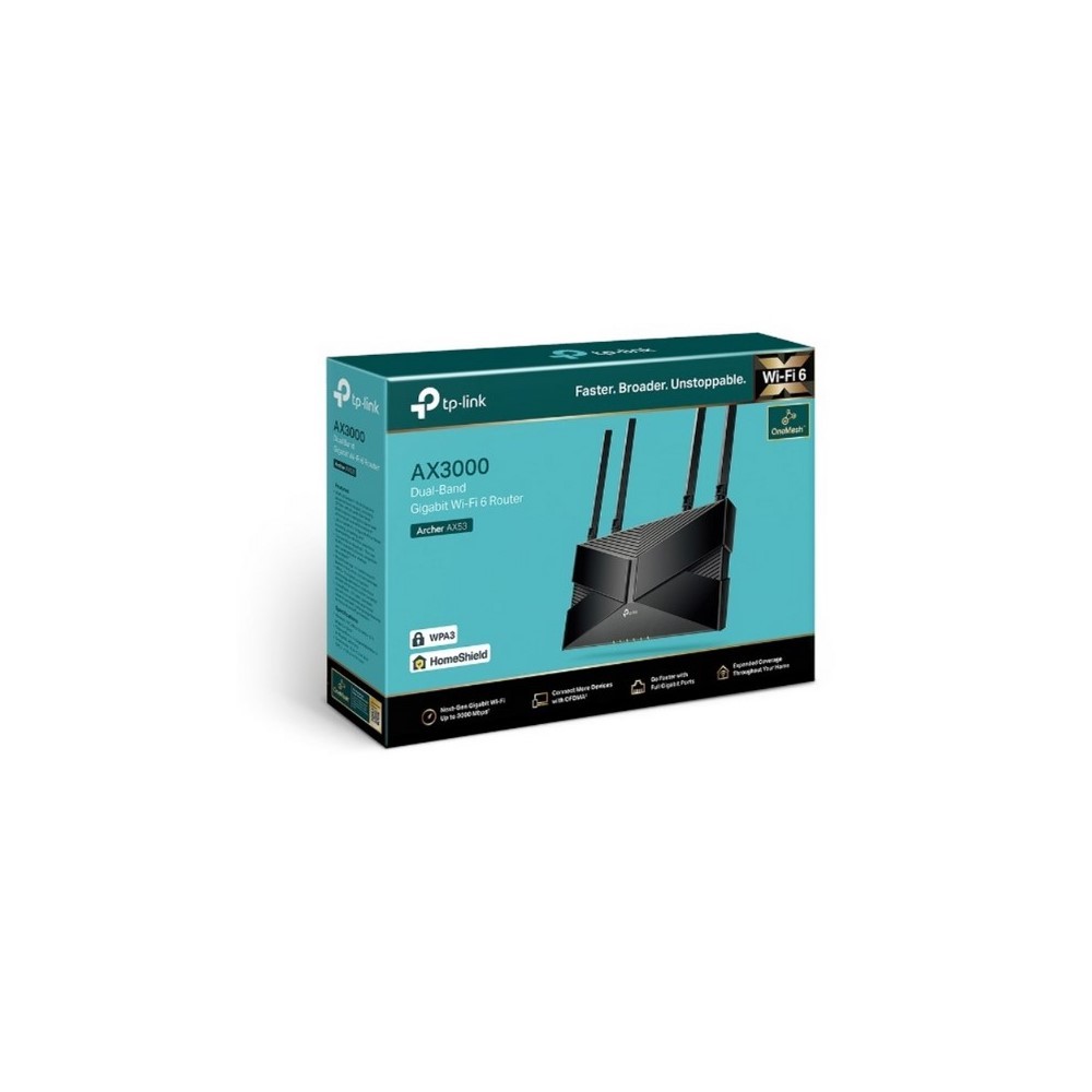 Router TPLINK Wi-Fi 6 Gigabit de doble banda AX3000 - Componentes - Imagen 4