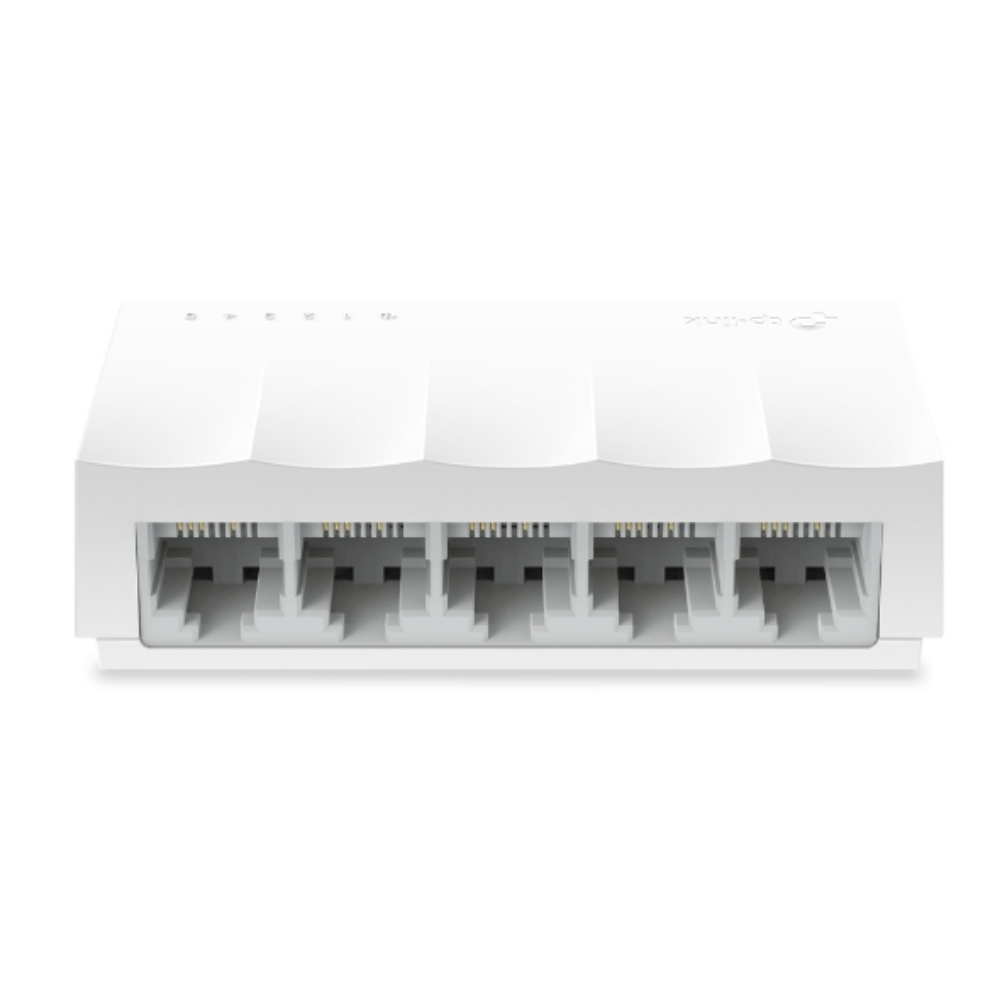 Switch TPLINK de Escritorio de 5 Puertos 10/100M RJ45 Caja de Plástico COLOR Blanco - Componentes