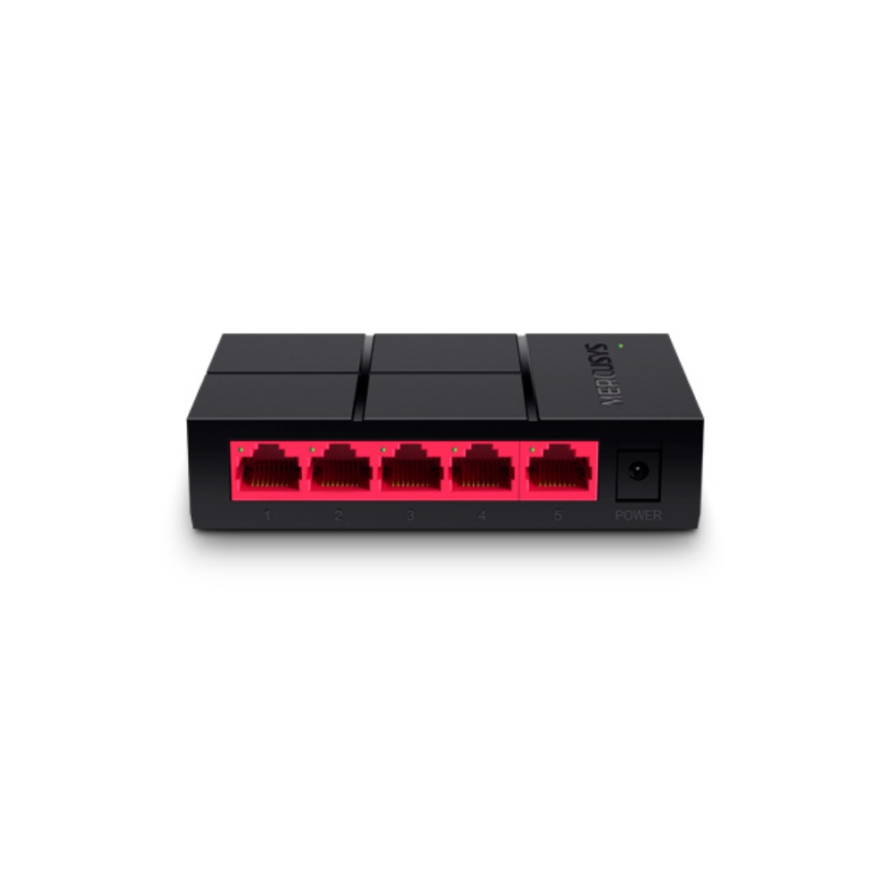 Switch MERCUSYS 5 Puertos 10/100/1000 - Componentes