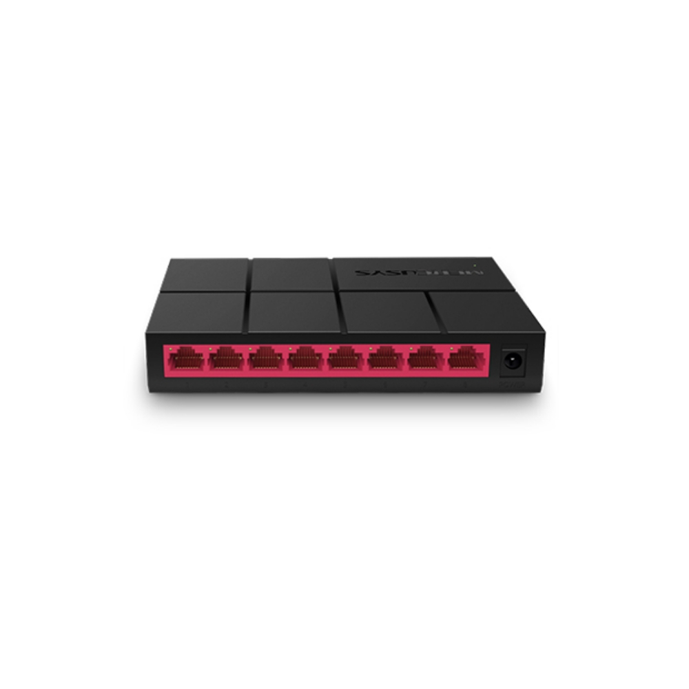 Switch MERCUSYS de Escritorio de 8 Puertos Gigabit, Caja Plástica - Componentes