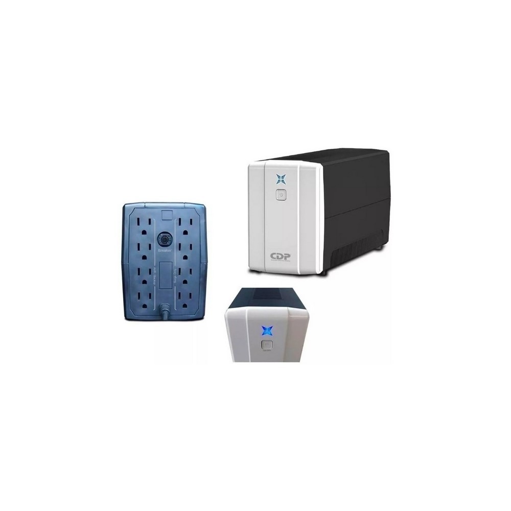 Ups CDP Interactiva 500VA/250W 8 Tomas COLOR Negro - Componentes - Imagen 3