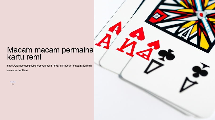 macam macam permainan kartu remi
