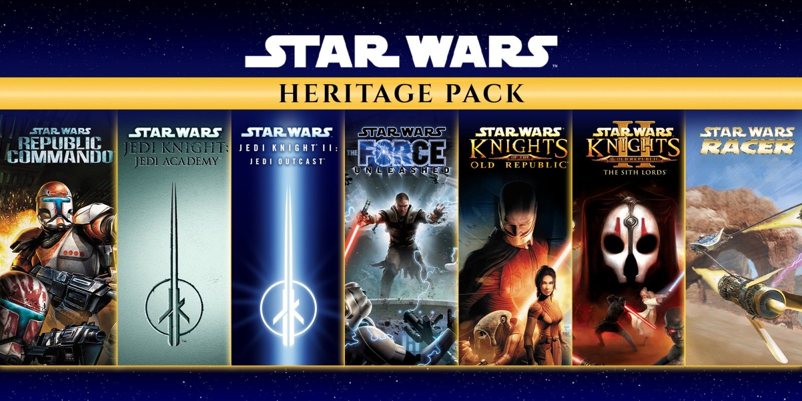 Star Wars Heritage Pack (2023), disponibile l'edizione fisica su Switch