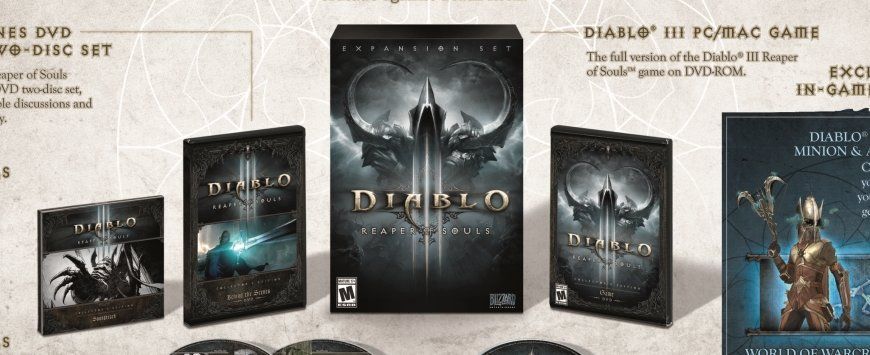 Diablo III: Reaper of Souls mostra la Collector's Edition