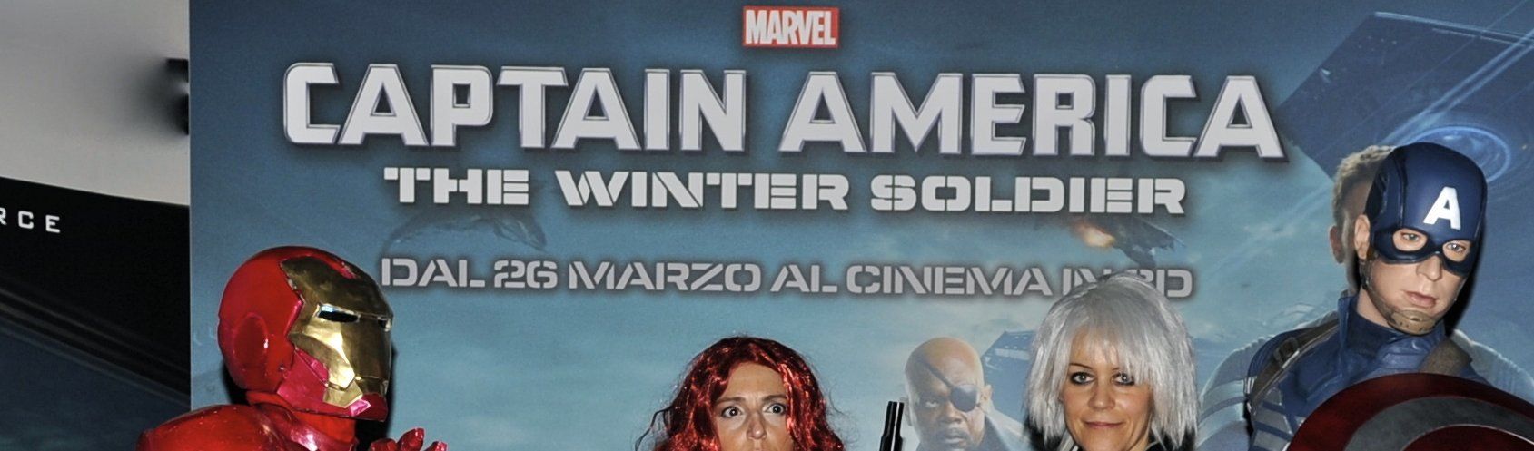 Fan e Supereroi alla premiere di Capitan America: Il Soldato D'Inverno