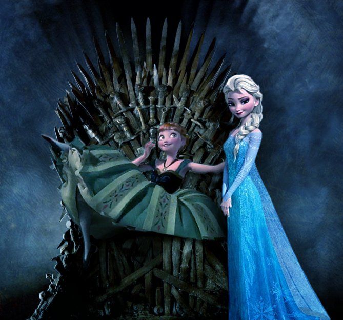 Let it Go(T): Frozen e Game of Thrones in un Crossover!