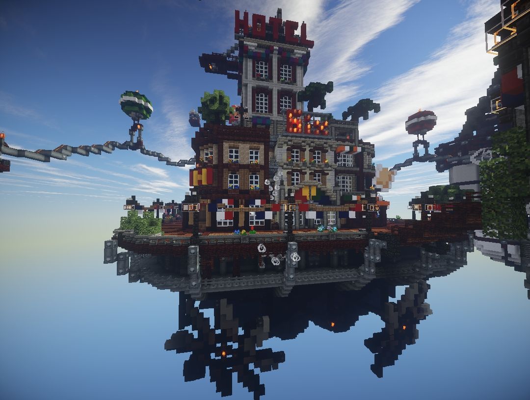 La Columbia di BioShock: Infinite ricreata in Minecraft