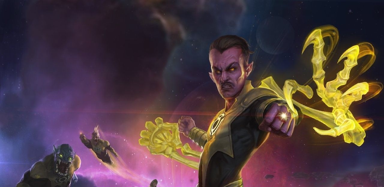 Sinestro combatte su Infinite Crisis