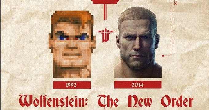 L'evoluzione di Wolfenstein in infografica