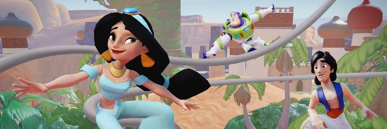 Aladdin e Jasmine su Disney Infinity