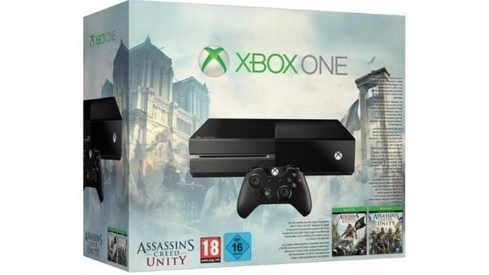 Xbox One in bundle con Assassin's Creed Unity e Black Flag
