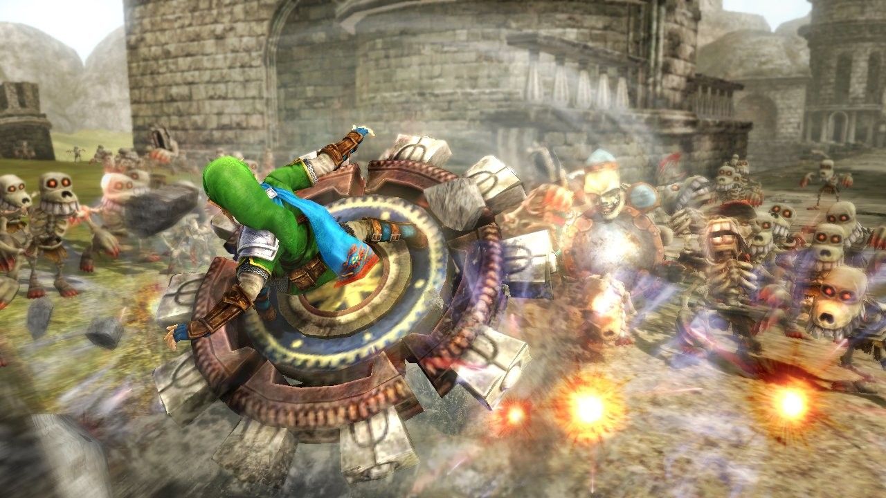 Link sul disco roteante per Hyrule Warriors