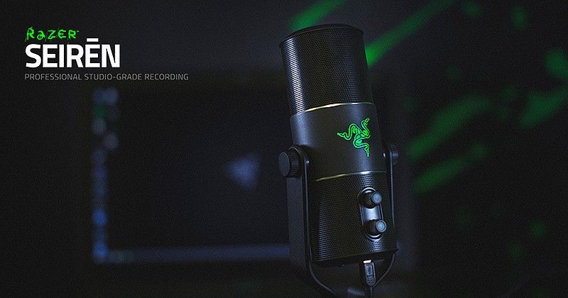 Razer  annuncia il microfono professionale Seiren