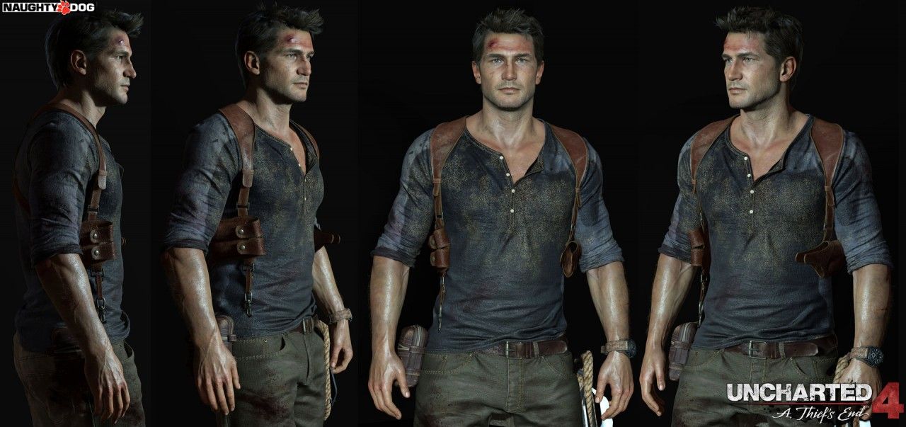 Screen in HD per Nathan Drake di Uncharted 4