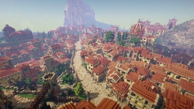 Tutto Westeros realizzato con Minecraft