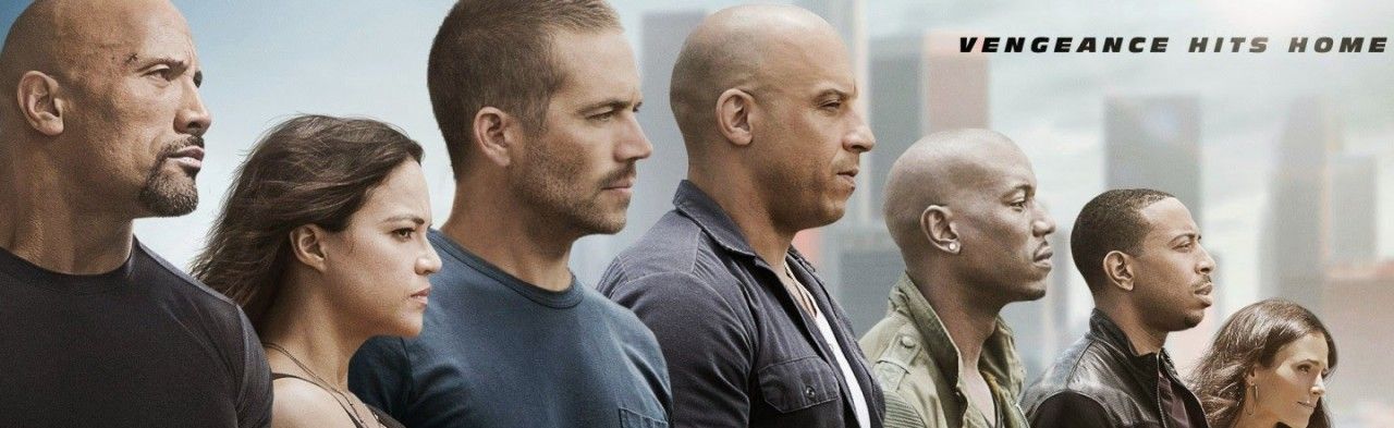 Un nostalgico poster per Fast & Furious 7