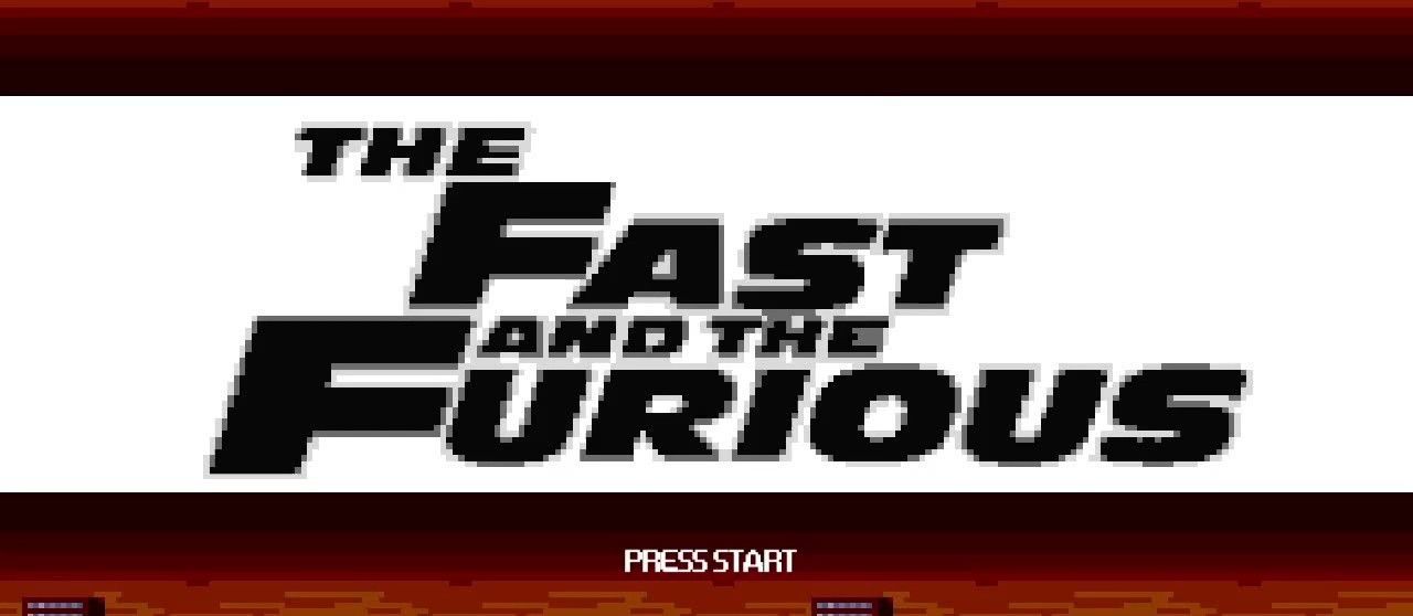 The Fast & The Furious come un gioco a 8 Bit