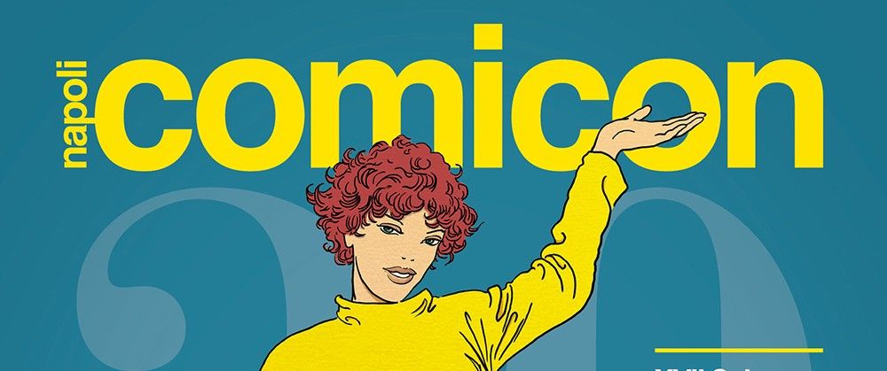 Milo Manara firma il manifesto di Napoli Comicon 2015