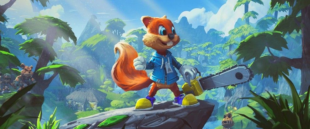 Игру добрый том. Conker. Zaviel Conker. Conker's big Reunion.