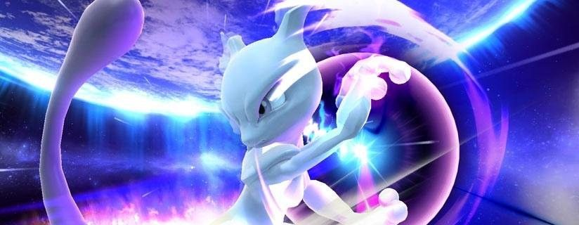 Mewtwo combatte su Super Smash Bros.