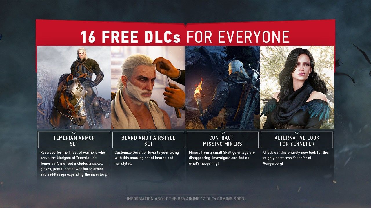 Un nuovo DLC gratuito per The Witcher 3: Wild Hunt