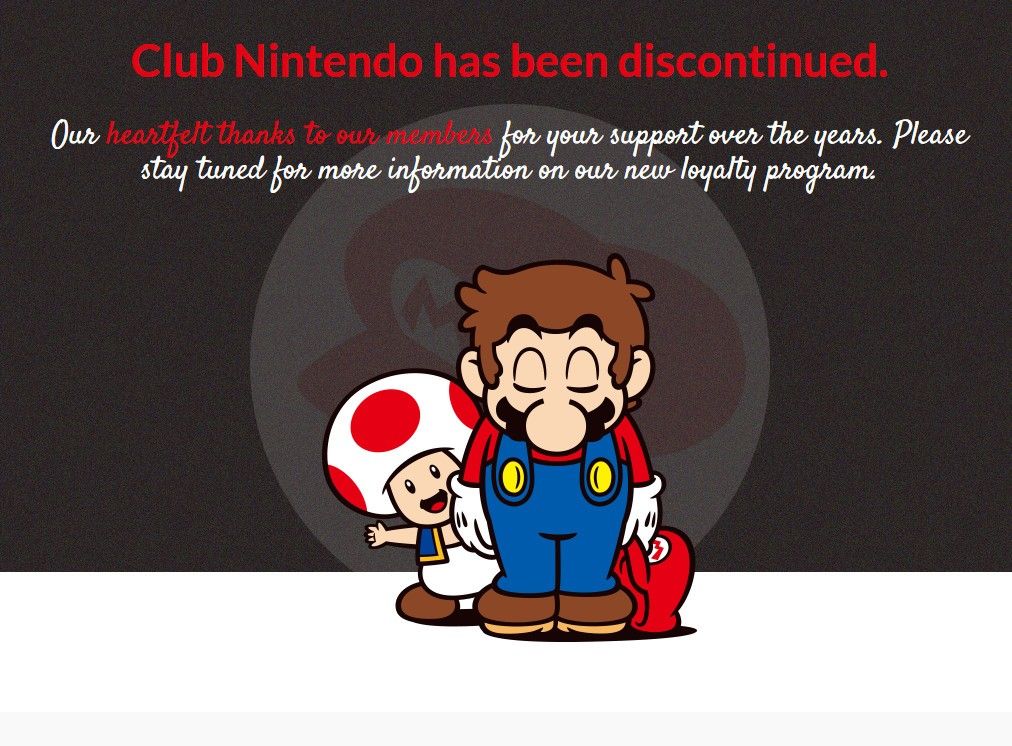 Il club Nintendo americano chiude i battenti