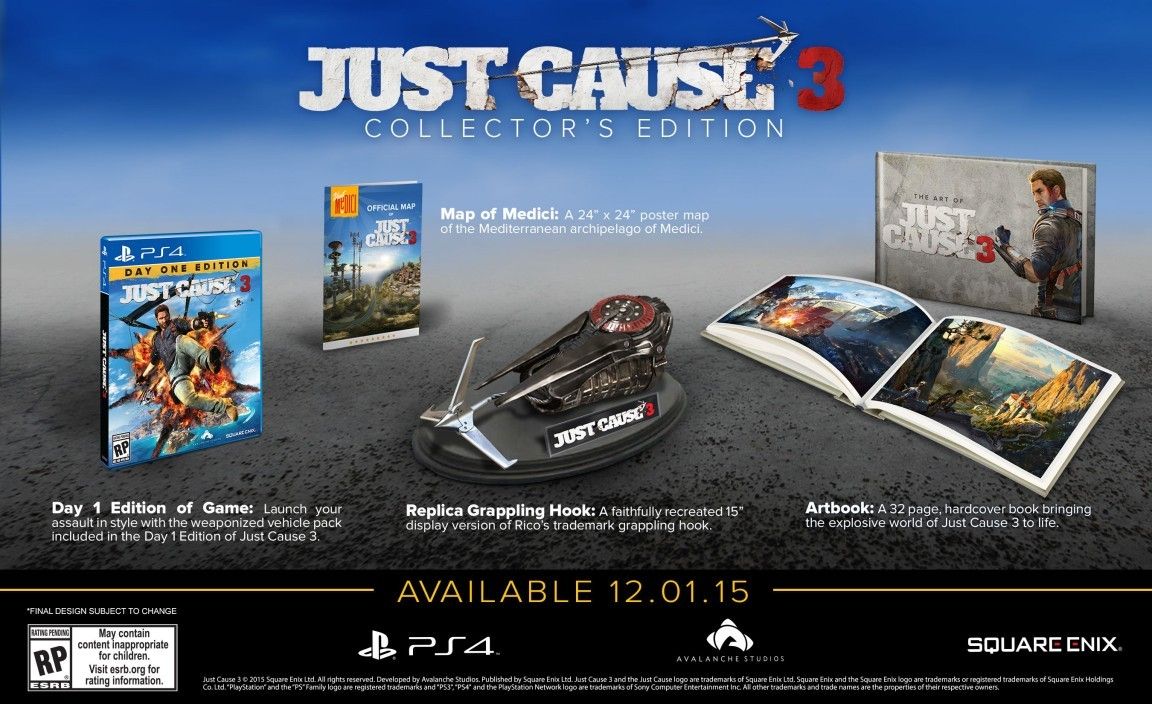 Rivelato il contenuto della collector's edition di Just Cause 3