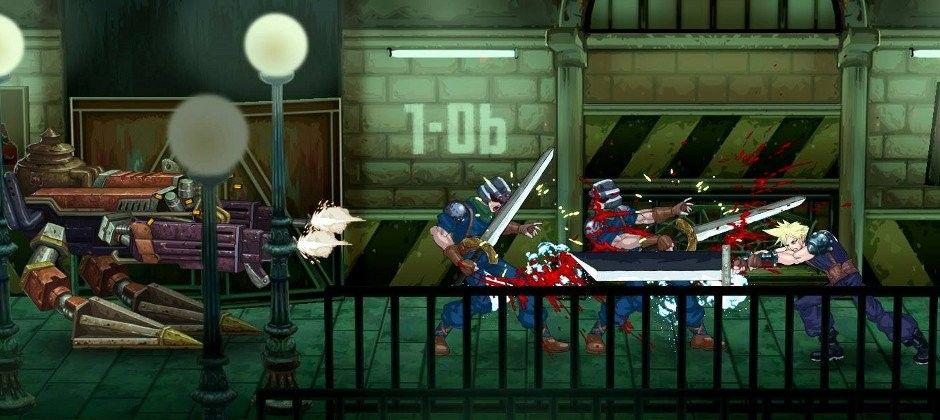 E se Final Fantasy VII fosse un arcade 2D?