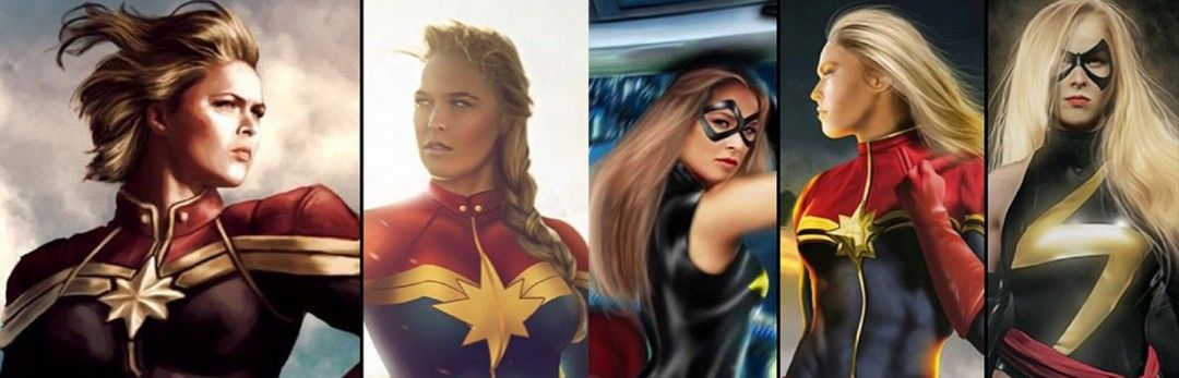 Ronda Rousey come Captain Marvel? I fan creano delle art per lei