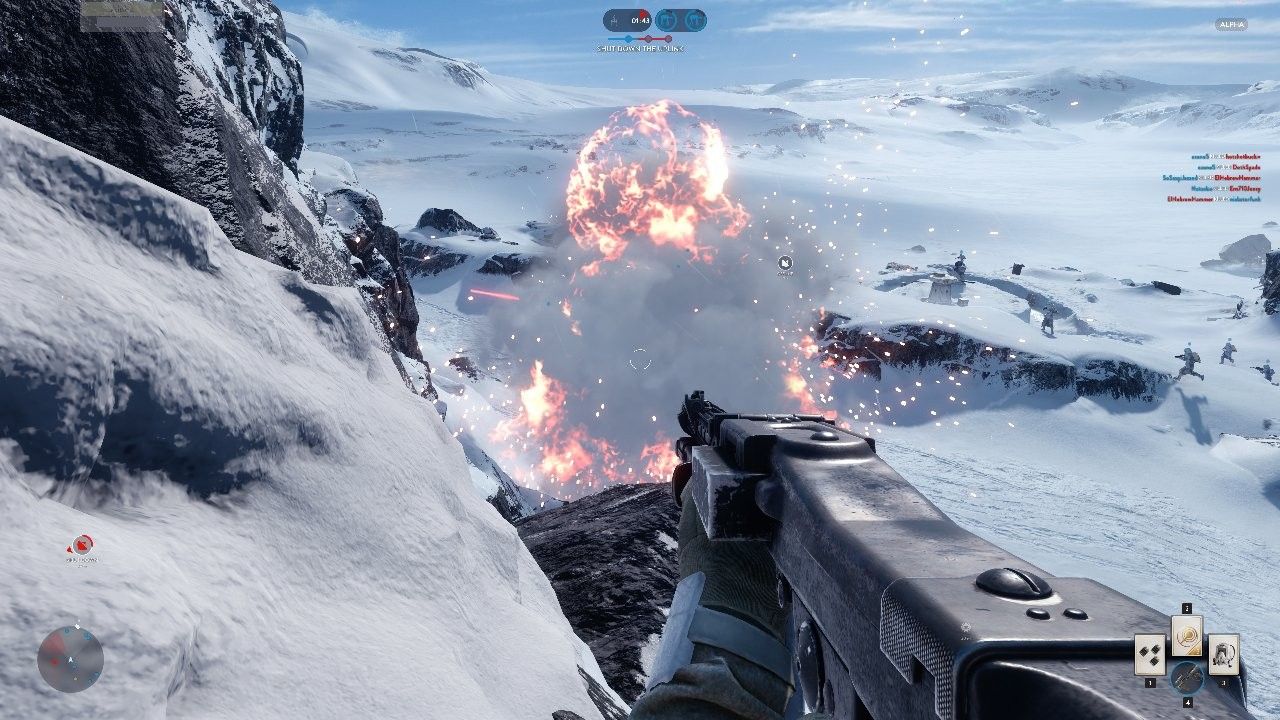 La Beta di Star Wars: Battlefront a risoluzioni modeste