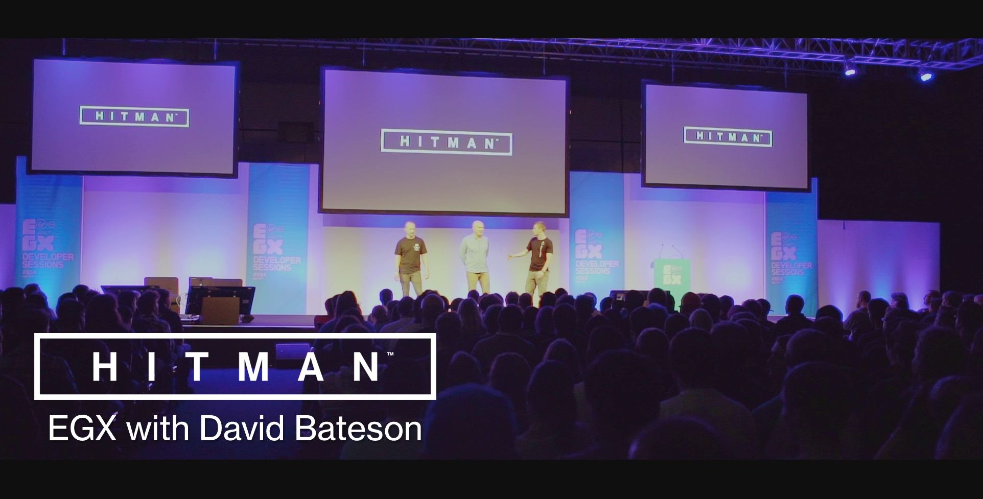 Hitman nel video dall'EGX in compagnia di David Bateson