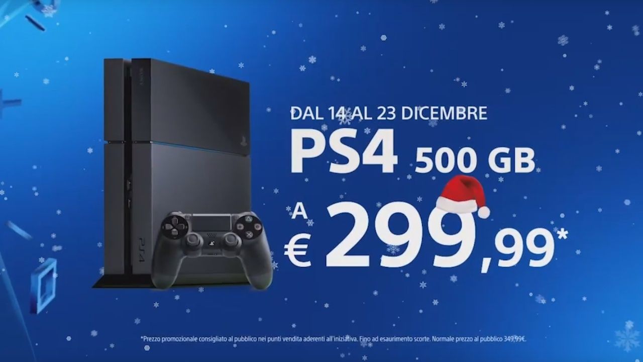 Sony abbassa il prezzo di PS4 fino a Natale