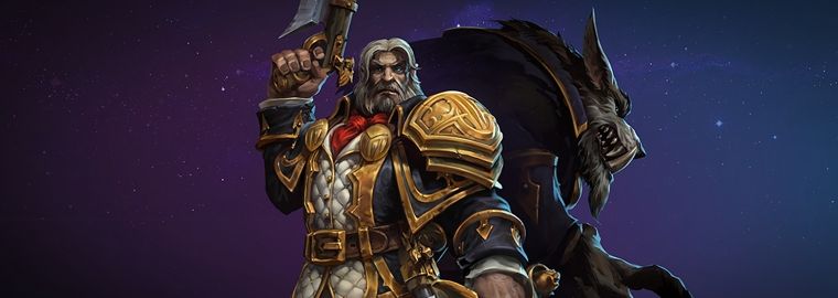 Mantogrigio combatte in Heroes of the Storm