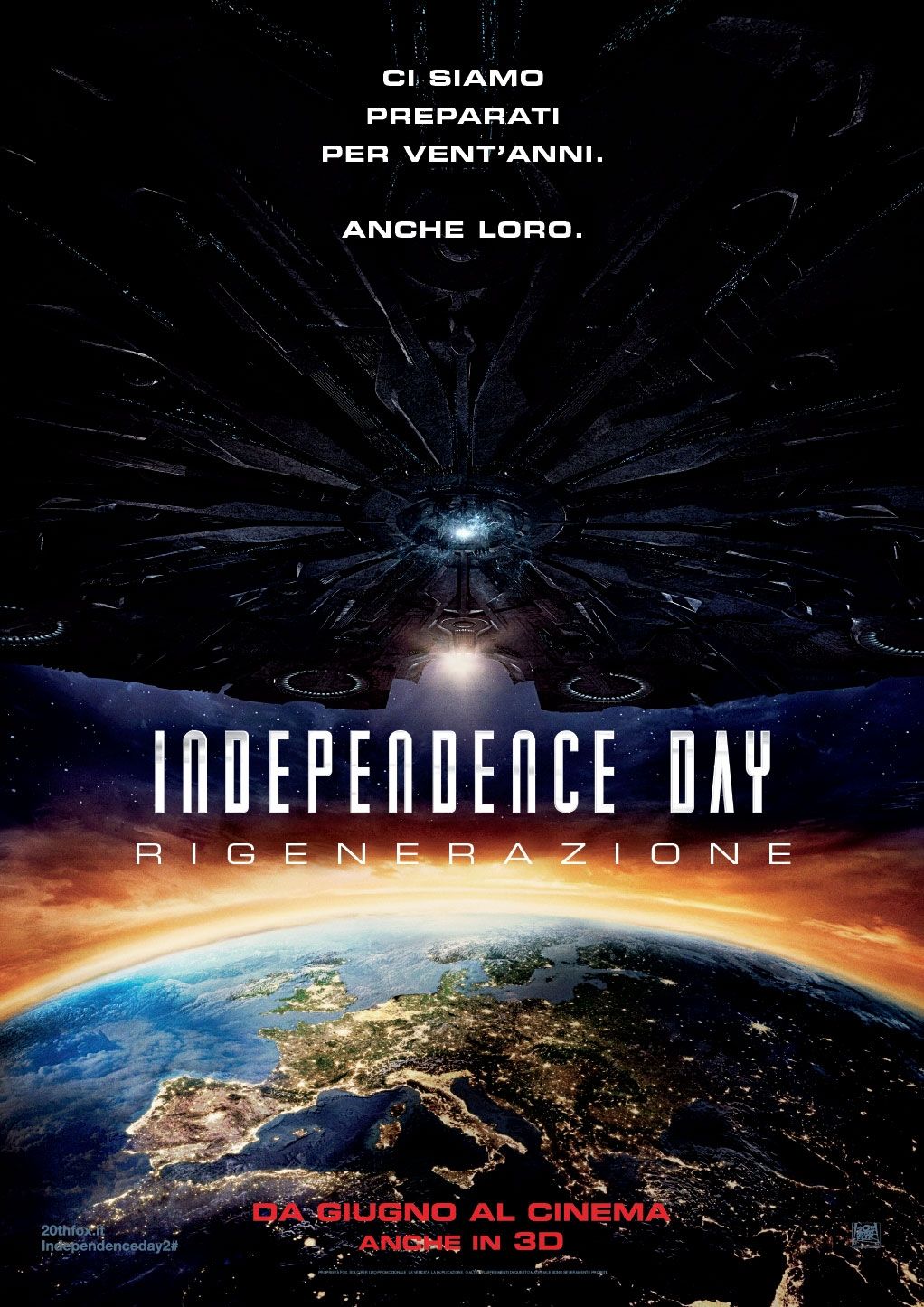 Ecco il poster Italiano di Indipendence Day: Rigenerazione