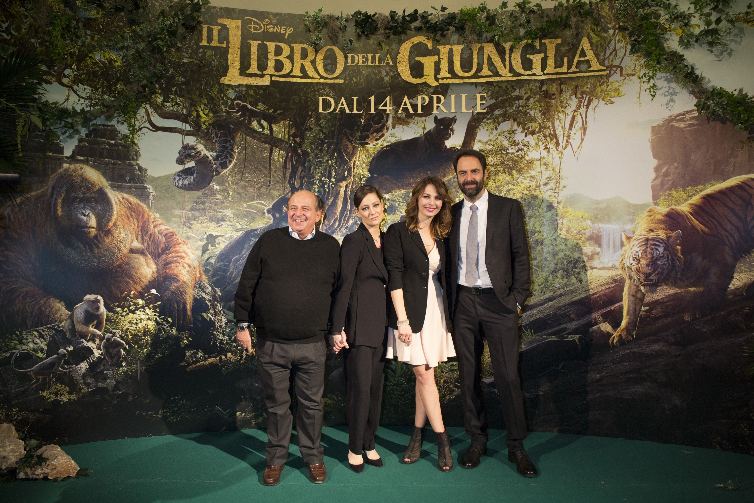 Green Carpet a Roma per le voci de Il Libro della Giungla