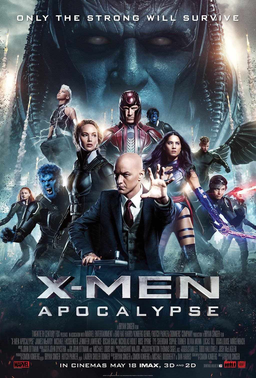 X-Men reunion nel poster finale di Apocalypse