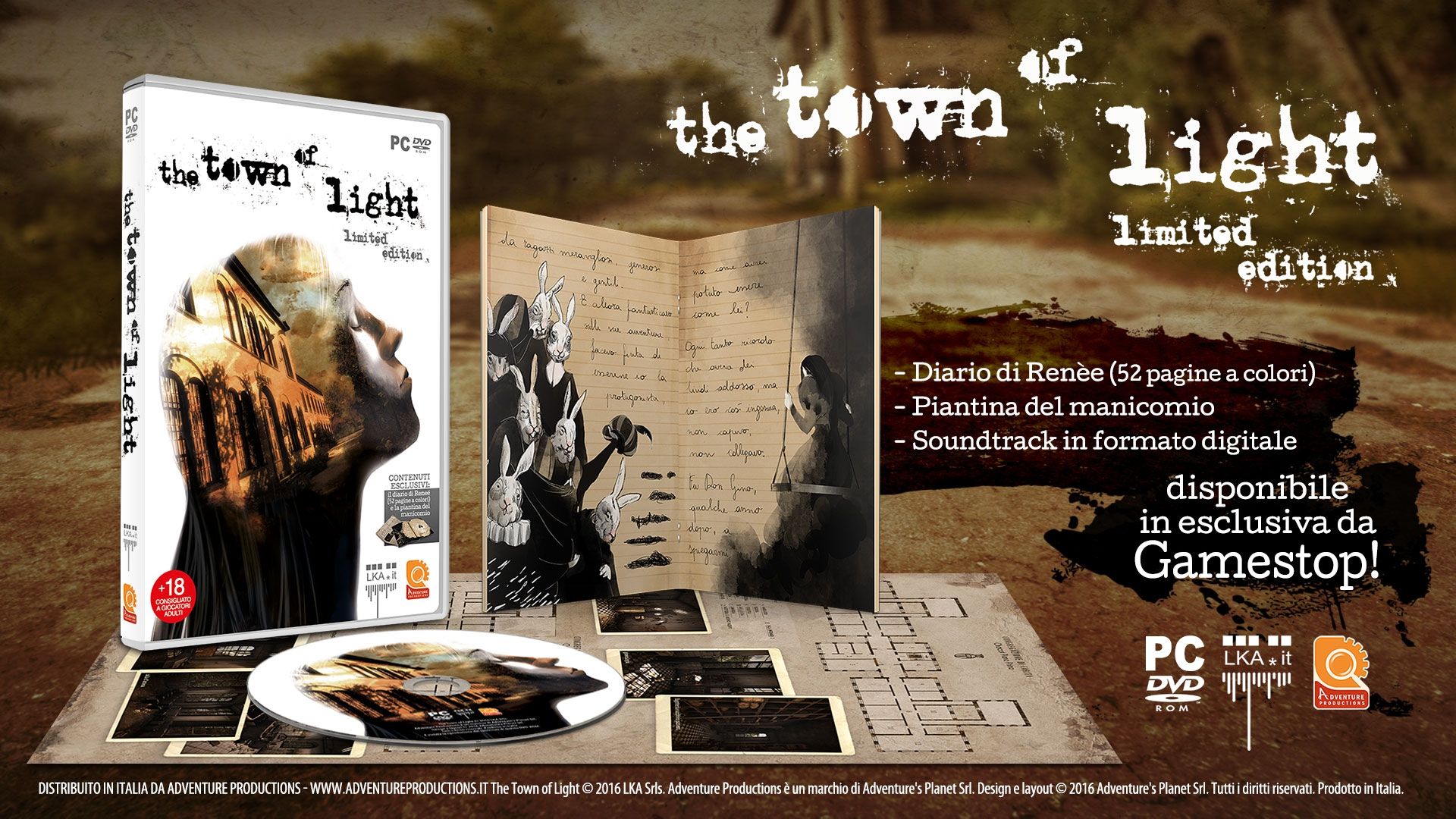 Una special edition di The Town of Light in esclusiva da Gamestop