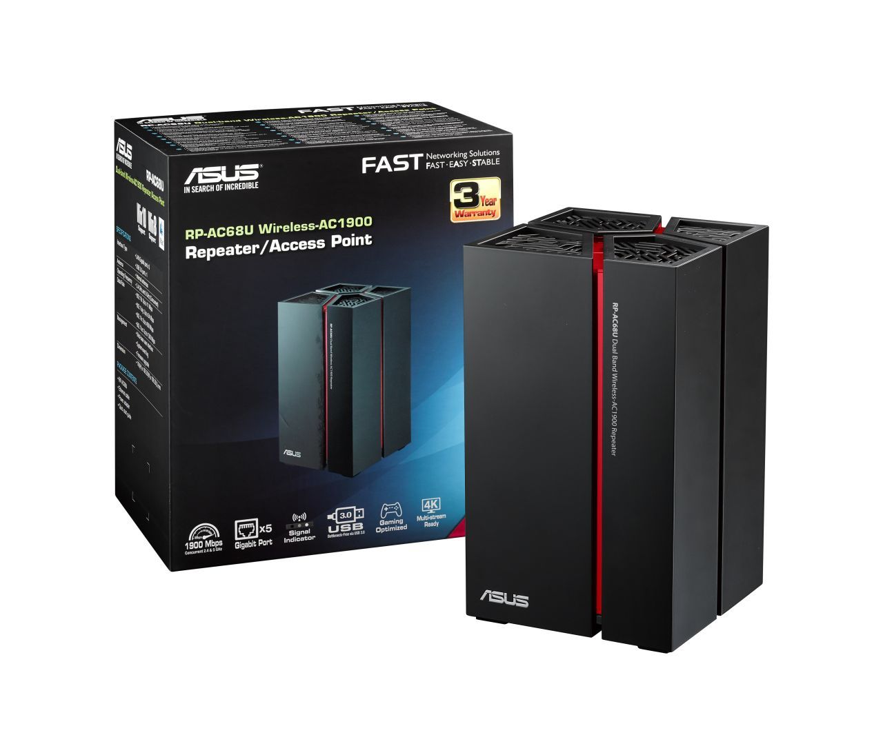 ASUS presenta il nuovo ripetitore wireless RP-AC68U