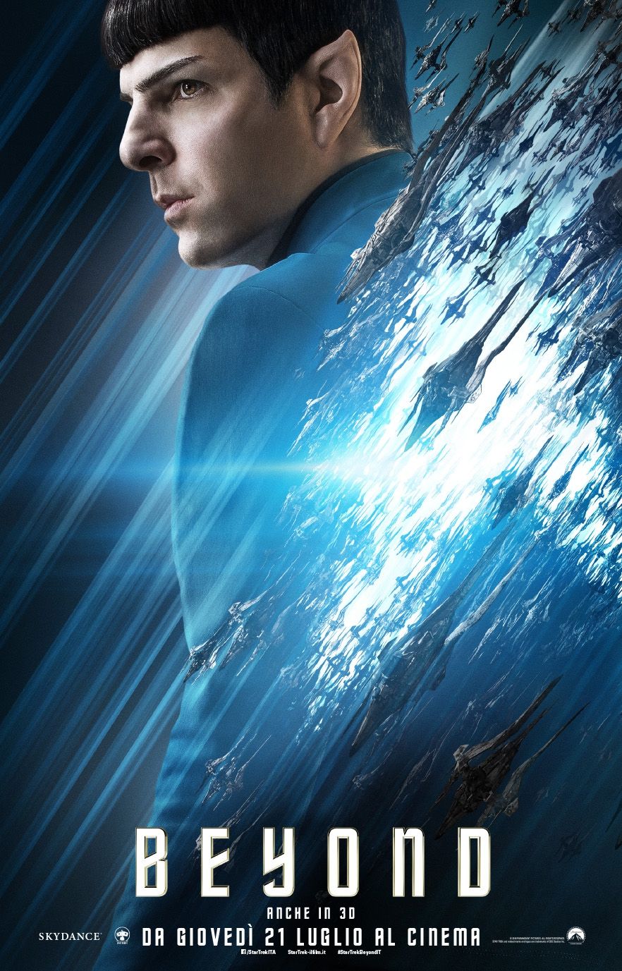 Spock, Uhura, Scotty e tanti altri nei nuovi character poster di Star Trek Beyond!