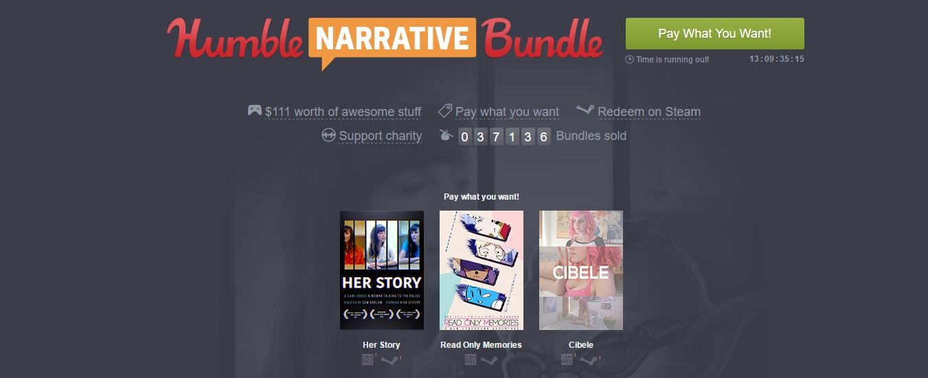 Her Story e Broken Age nel nuovo Humble Bundle