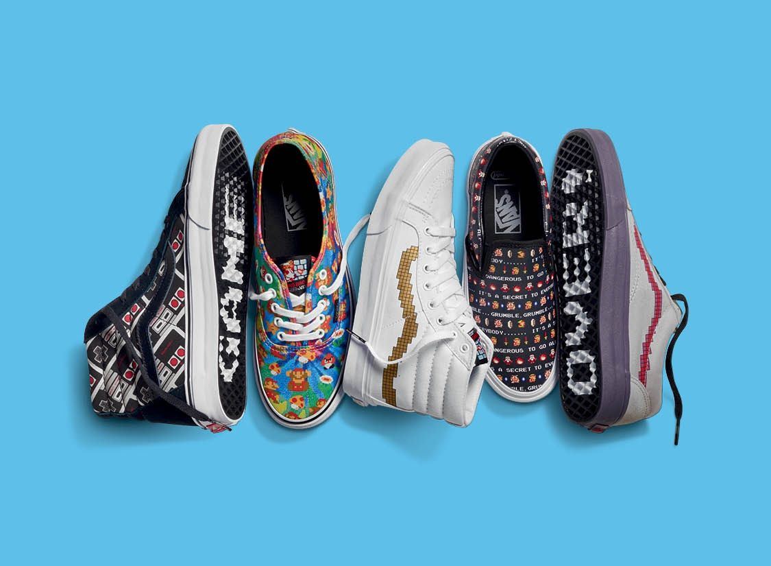 Vans raggiunge il bonus con la nuova collezione Nintendo