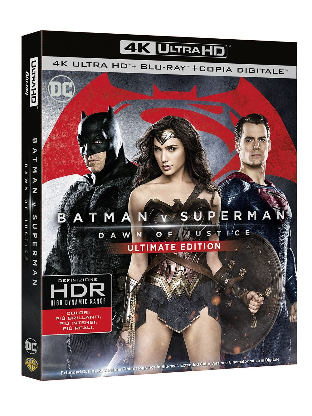 Batman V Superman disponibile dal 15 Luglio in DVD, Blu-Ray e 4K!
