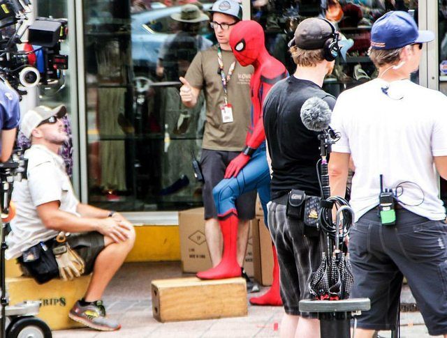 Immagini e video dal set di Spiderman: Homecoming!
