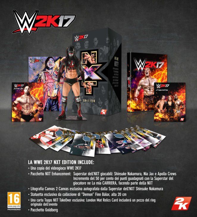 2K annuncia la Collector's Edition di WWE 2K17 che celebra WWE NXT