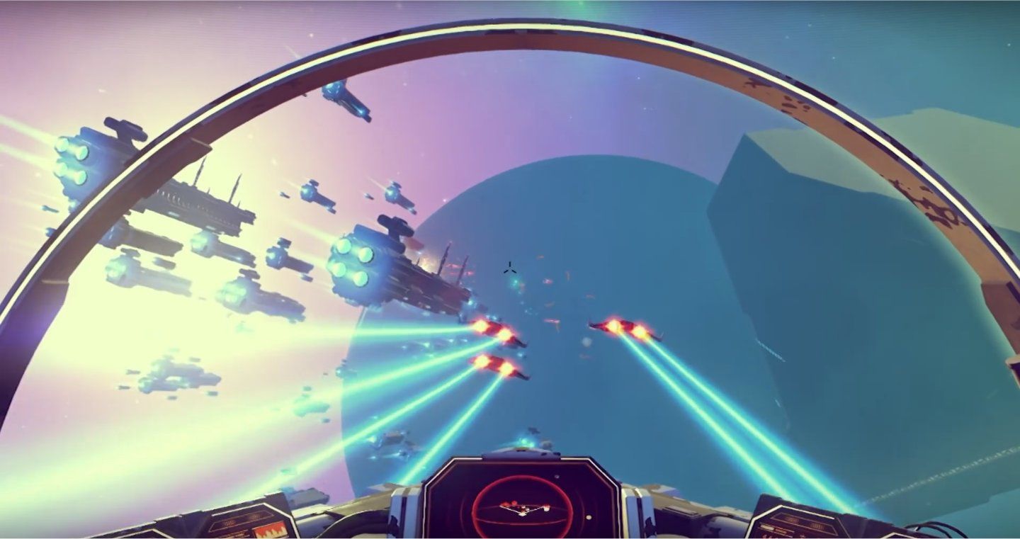 No Man's Sky mostra i combattimenti