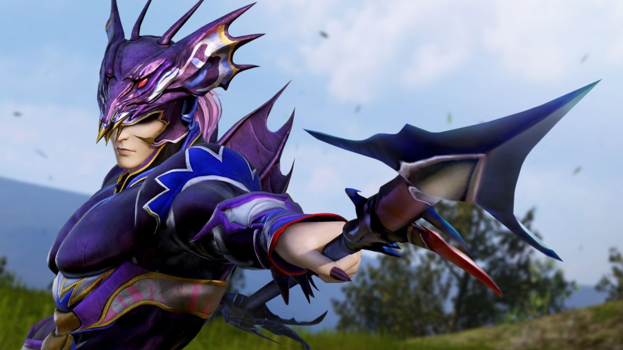 Cain Highwind combatte in Dissidia: Final Fantasy