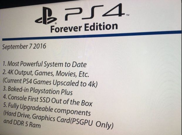 [Rumor] Una Forever Edition di PS4 customizzabile?