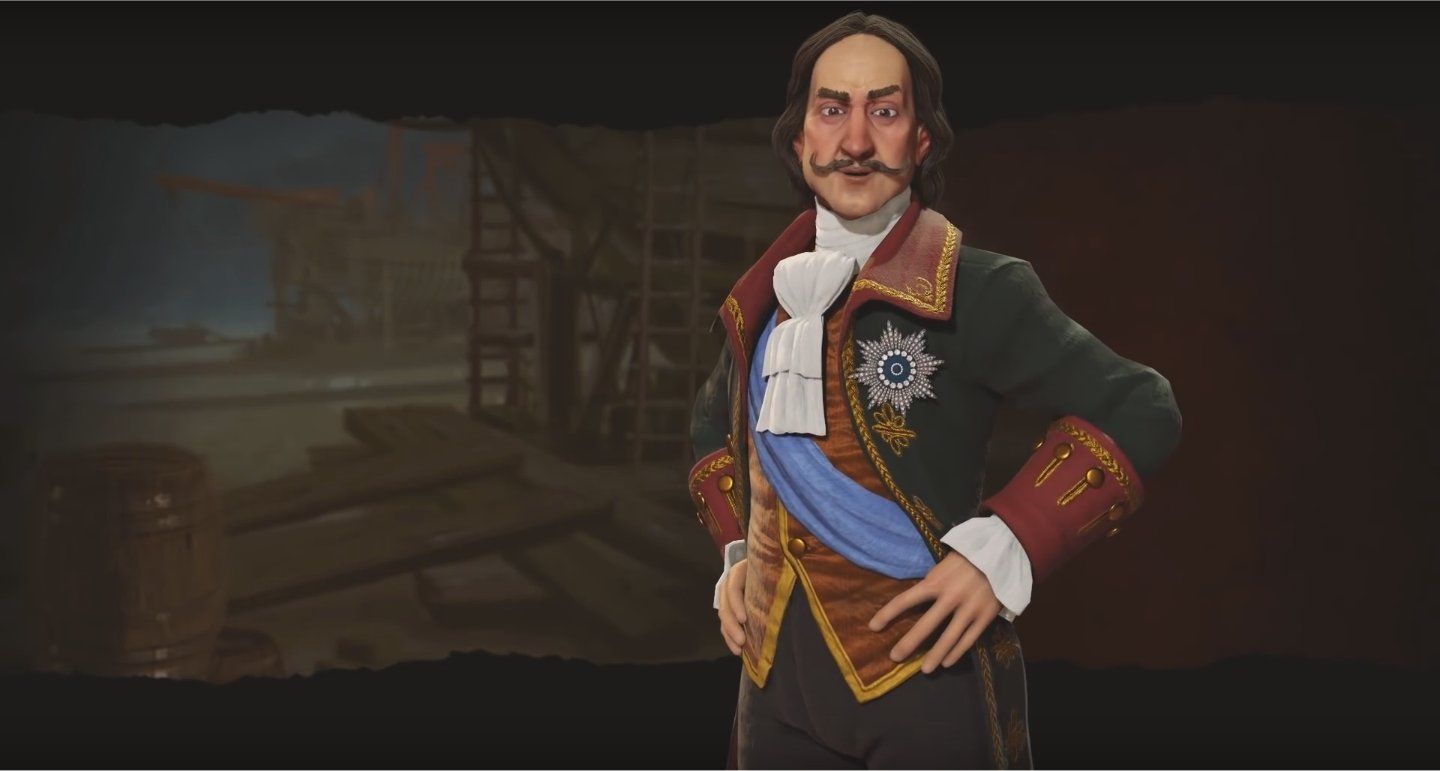 Pietro il Grande guiderà la Russia in Sid Meier's Civilization VI