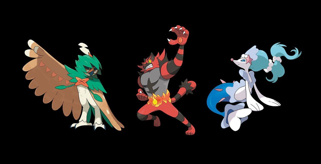 Ecco le evoluzioni finali degli Starter di Pokémon Sole e Pokémon Luna