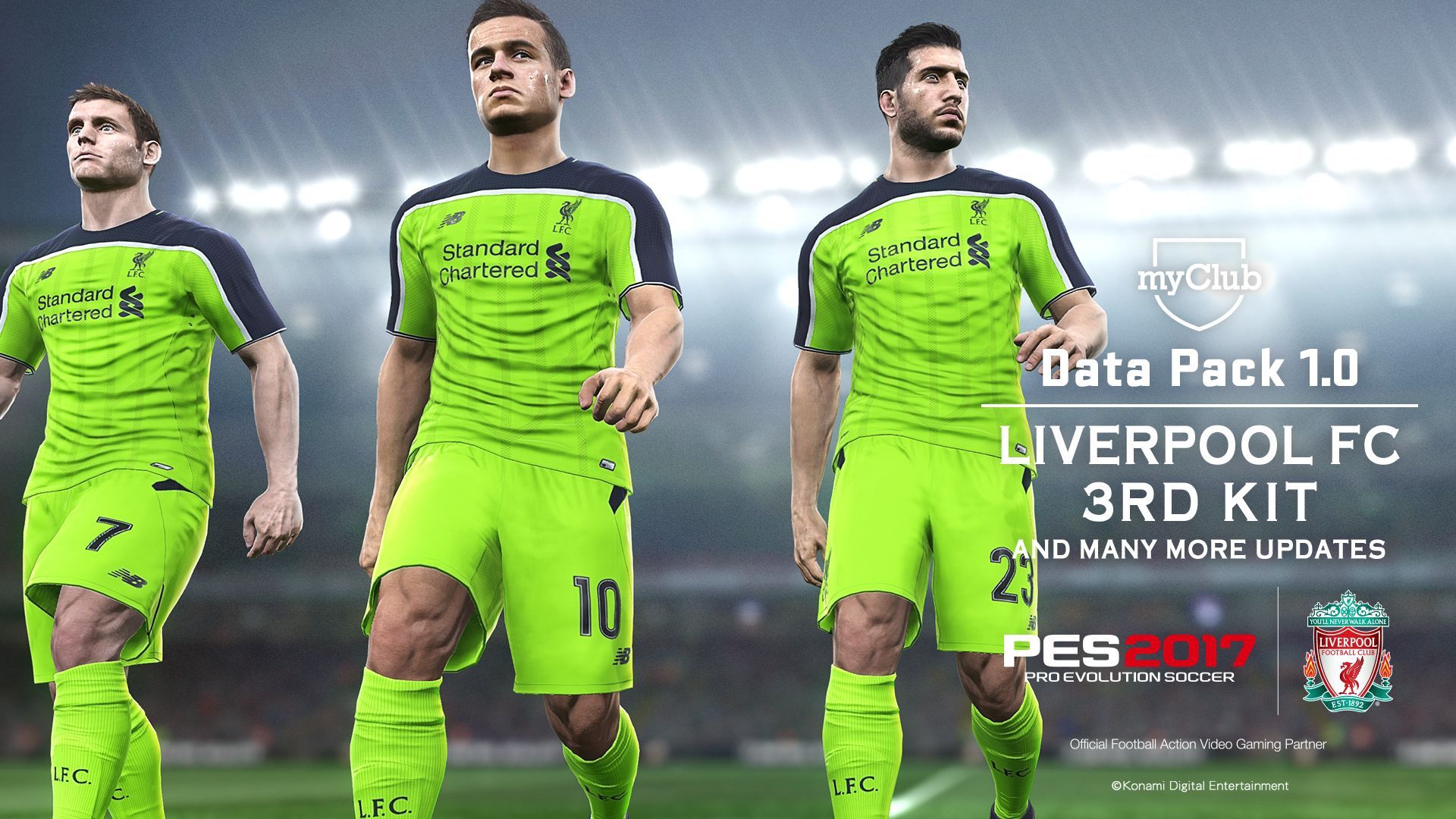 Disponibile il Data Pack 1.0 di PES 2017